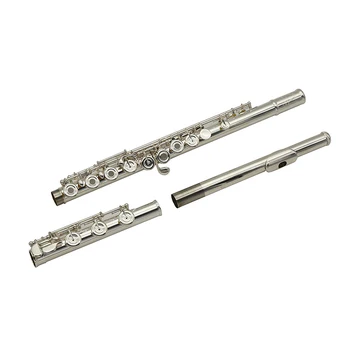 Профессиональная китайская серебряная флейта C закрытым отверстием C 17 для флейты старшего игрока