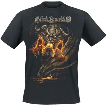 Футболка Blind Guardian Black Dragon, черные летние повседневные футболки с принтом