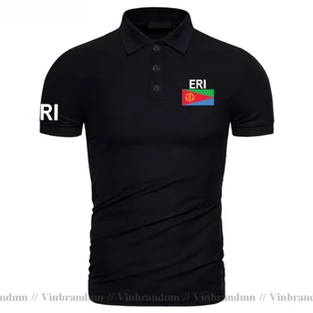 Эритрея Эритрейские Рубашки поло Мужские Топы классических брендов С принтом для страны 2023 Хлопчатобумажная одежда Флаг Национальной команды Новая мода ERI ER