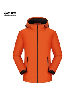 Ветрозащитное водонепроницаемое пальто Sycpman Charge для мужчин, осенне-зимний костюм для альпинизма на открытом воздухе, рабочая куртка с капюшоном