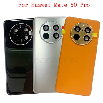 Оригинальная Задняя Крышка Корпус Задней Двери Чехол Для Huawei Mate 50 Pro Крышка Батарейного Отсека с Логотипом Объектива Камеры Запасные Части