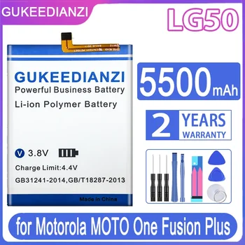 Сменный аккумулятор GUKEEDIANZI LG50 5500mAh для Motorola MOTO One Fusion Plus