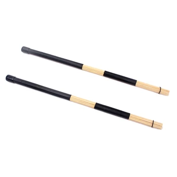 Барабанные палочки с гладкой рукояткой, прочные бамбуковые барабанные палочки, музыкальный инструмент для ударных-аксессуары в подарок для мужчин и женщин