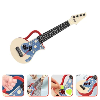 Гавайская гитара, детская игрушка, Музыкальные игрушки для начинающих, мини-инструмент для малышей, Инструменты для обучения мальчиков, Укулеле раннего возраста