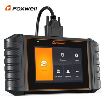 Foxwell NT716 OBD2 Сканер 4 Системных Диагностических Инструмента EPB TPMS SAS ABS Масло 9 Сброс Автомобильного Сканера OBD2 Считыватель Кода автомобиля Сканирование