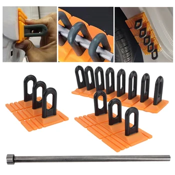 Инструменты для ремонта автомобильных вмятин Оранжевый набор для снятия вмятин Набор инструментов для безболезненного клея для снятия вкладок для автомобиля Безболезненный инструмент для ремонта вмятин