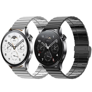Для Xiaomi Watch S1 Pro Металлический Ремешок для Xiaomi Watch S1 Active Ремешок для часов из нержавеющей Стали для Xiaomi Watch S1 S2 Браслет Correa