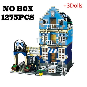 84007 factory City Street view Модель Европейского рынка, набор строительных блоков, набор кирпичей, 15007 Развивающие игрушки для девочек