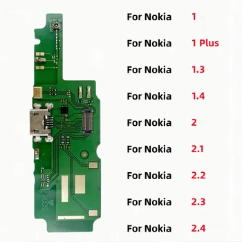 USB Зарядное устройство, док-станция, разъем для платы, порт для зарядки, Гибкий кабель для Nokia 1 Plus 1.3 1.4 2 2.1 2.2 2.3 2.4