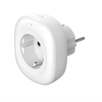 1 ШТ Настенная Розетка Zigbee Plug EU 16A ABS Smart Adapter Мониторинг Питания Дистанционное Голосовое Управление Для Alexa Tuya Smart Home EU Plug
