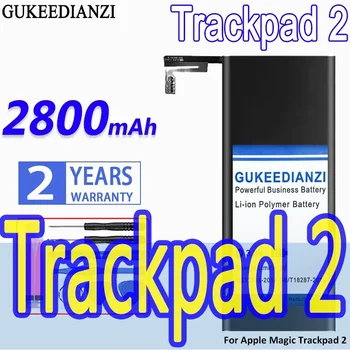 Аккумулятор GUKEEDIANZI большой емкости 2800 мАч для аккумуляторов сенсорной панели Apple Magic Trackpad 2 A1542 020-8446