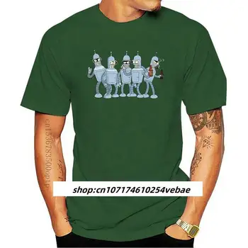 Kaus Lucu Kaus BENDER Karakter Populer dari Kaus Fashion Pria