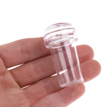 Новый 1 комплект, Чистый Прозрачный Желейный Силиконовый Стампер для дизайна ногтей, Скребок, Штамп для ногтей, Инструмент для тиснения, Принадлежности для ногтей