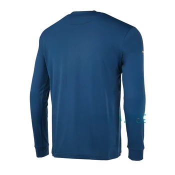 Рыболовный Трикотаж 2023 Мужская Солнцезащитная Дышащая Рубашка С Длинным Рукавом Для Рыбалки Camisa De Pesca Summer Custom UPF 50+