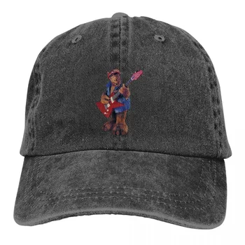 АЛЬФ Мультсериал, Многоцветная шляпа, мужская и женская ковбойская кепка, бейсболки YEAH Guitar, Персонализированные шляпы для защиты от козырька.