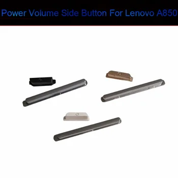 Боковая кнопка регулировки громкости для Lenovo A850, переключатель включения выключения питания, регулятор громкости, боковые кнопки, Гибкий ленточный кабель, Запасные части