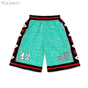 Hipjazer Men 10 # 12 # SHOHOKU SAKURAGI 24 # Европейские Шорты для Уличного Баскетбола в стиле Хип-Хоп, Тренировочные Штаны Для Бега С Принтом