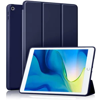 Чехол Для Планшета Apple iPad 6 7 8 9 10 9,7 10,2 10,9 7-го 8-го 9-го 10-го Поколения Мягкий Силиконовый Трехслойный Магнитный Флип Smart Cover