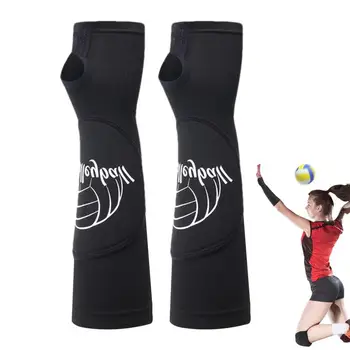 Волейбольные рукава Нарукавники Рукав для защиты Мягкие Волейбольные накладки на запястья И Компрессионные рукава для волейбола Футбола