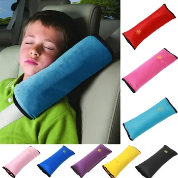 9 Цветов Детская Автоматическая подушка Автомобильный ремень безопасности Защищает плечевую накладку Подушка для ремня безопасности автомобиля Для детей Мягкий подголовник для детей