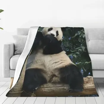Одеяло для животных Fubao Panda Fu Bao, супер теплые шерп-пледы для прочного домашнего декора на длительный срок службы