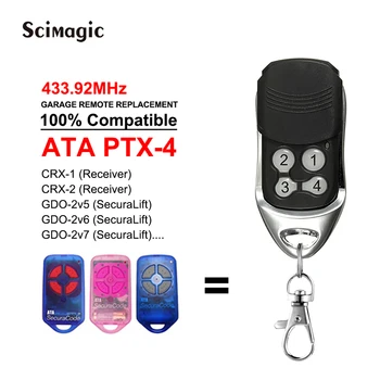 Открывалка для гаража ATA PTX4 herculift ptx-4 с дистанционным управлением 433,92 МГц с подвижным кодом