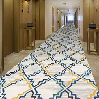 Модная домашняя ковровая дорожка для длинного коридора, украшение дома, коврик для прихожей отеля, Моющиеся коврики для лестницы на вилле, Настраиваемые