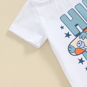 Пасхальные летние наряды для маленьких мальчиков, футболка с рисунком скейтборда в стиле хип-хоп, штаны с верхним карманом, милая одежда для младенцев