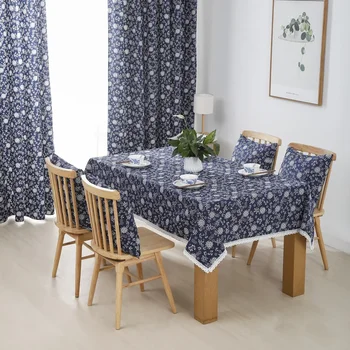 Ткань для длинного стола, ткань для чайного столика, письменный и обеденный столы, ткань для покрывала в деревенском стиле