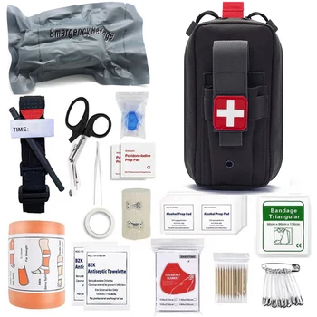Травматологический набор IFAK, медицинский набор для экстренного выживания, аптечки первой помощи Molle Rip Away EMT, медицинский набор для военного кемпинга, пеших прогулок.