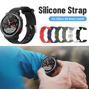 Сменный браслет для ремешка Mibro GS, силиконовый ремешок для смарт-часов, смарт-аксессуары, Носимые устройства