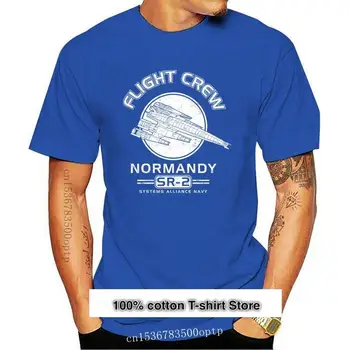 Camiseta de Normandía Flight Crew Mass Effect para hombre, ropa para mujer, топ