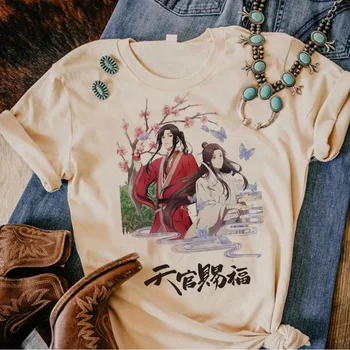 Женская футболка Tgcf с аниме, уличная одежда для девочек, одежда с комиксами y2k