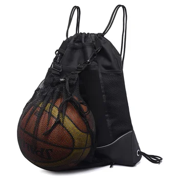 Баскетбольный рюкзак Большой емкости для занятий спортом на открытом воздухе, футбольная сумка, дорожная сумка, Велосипедная сумка, сумка для шлема, скрытая сетчатая Волейбольная сумка