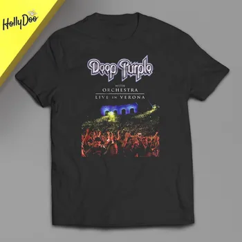 Футболка группы Deep Purple Live In Verona, хлопковая футболка 30-х годов