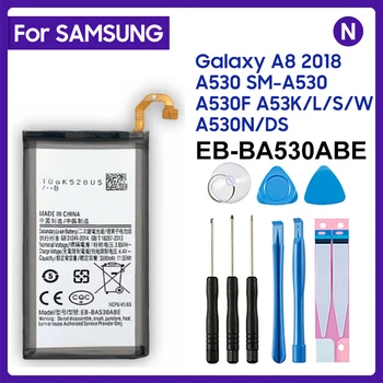 Для Samsung EB-BA530ABE 3000 мАч Аккумулятор Для Samsung Galaxy A8 2018 A530 SM-A530 A530F A530K/L/S/W A530N/DS Аккумуляторы + Инструменты