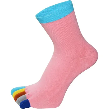 3 Пары женских зимних носков с носками из толстого хлопка, теплый махровый носок на 5 пальцев, Мягкие Удобные цветные носки с носком, молодежная мода