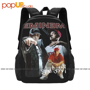 Рюкзак Eminem Slim Shady Homage Большой емкости для путешествий с художественным принтом, рюкзаки для одежды с 3D-печатью