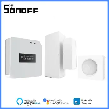 SONOFF RF Bridge R2 433 МГц DW2 Дверь Окно PIR3 Датчик Движения Smart Scene Домашняя Безопасность Для eWeLink Google Home Alexa