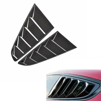 Накладные жалюзи на боковое стекло в задней четверти, солнцезащитный козырек, вентиляционное отверстие, воздушный дефлектор, отделка экстерьера для Ford Mustang 2015-2022