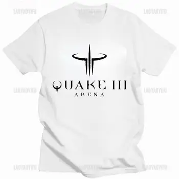 Neu Quake Shirt Стрелялки Quake Iii Футболка для мужчин Винтажная Футболка с коротким рукавом Подарочная уличная одежда Harajuku