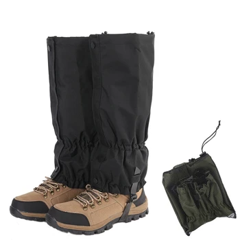 Гетры для альпинистских лыж, Водонепроницаемые, предотвращающие попадание песка, С сумкой для хранения, Дышащий чехол для обуви для пеших прогулок и рыбалки