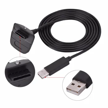USB-провод для зарядки Сменный кабель зарядного устройства для беспроводного контроллера Xbox 360 CT