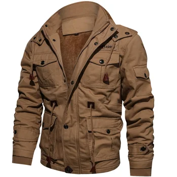 Мужское пальто MenThick, флисовая куртка, повседневное праздничное пальто средней длины, полиэстер, обычный однотонный теплый капюшон на молнии